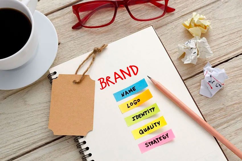 listing of items to complete to create your brand