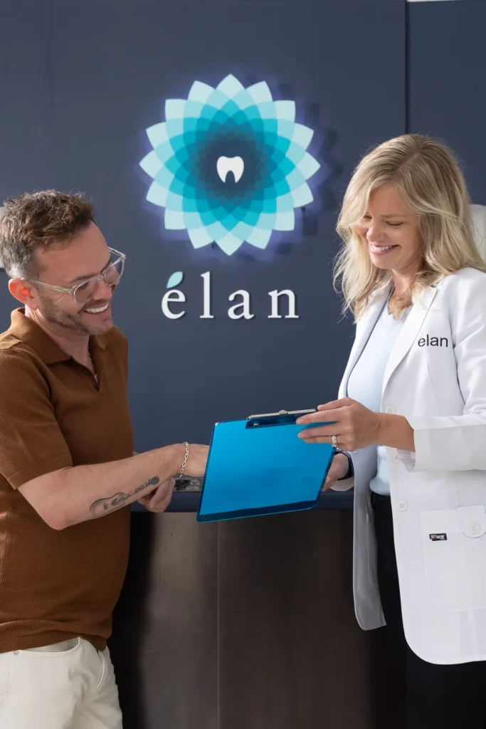Dr. Meghan Hodges With A Patient At élan Tulsa