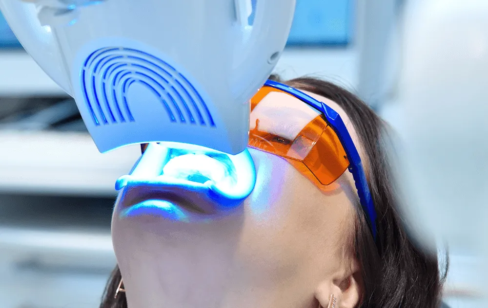 Patient Receiving Laser Treatment At élan Tulsa Cosmetic Dentistry In Tulsa, Oklahoma