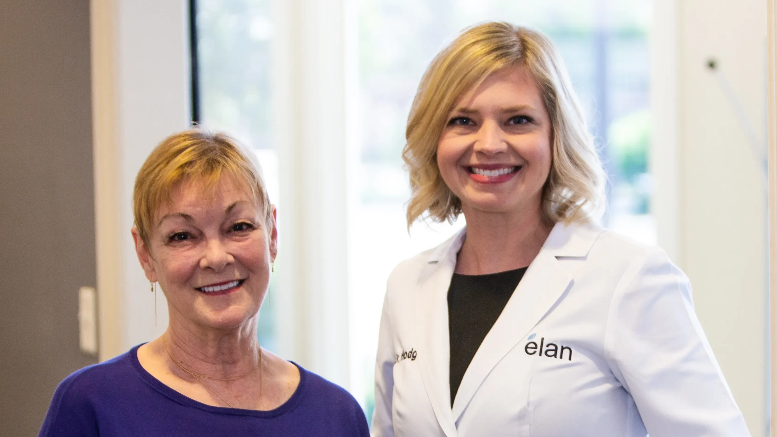 Dr. Hodges With Porcelain Veneers Patient